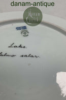 Royal Copenhagen Privat gemalt Flora Danica Fisch Teller Nr 3549