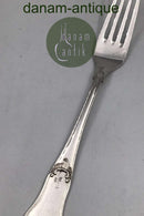 Dänische Crown Silber Rosenholm Tafelgabel