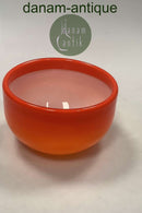 Holmegaard Palet / Carnaby Orange Glass Bowl