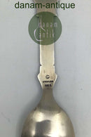 Grann &amp; Laglye Sterling Silver Enamel Christmas Spoon 1953