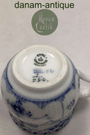 Royal Copenhagen Musselmalet Halvblonde Sennepskrukke uden låg No 744