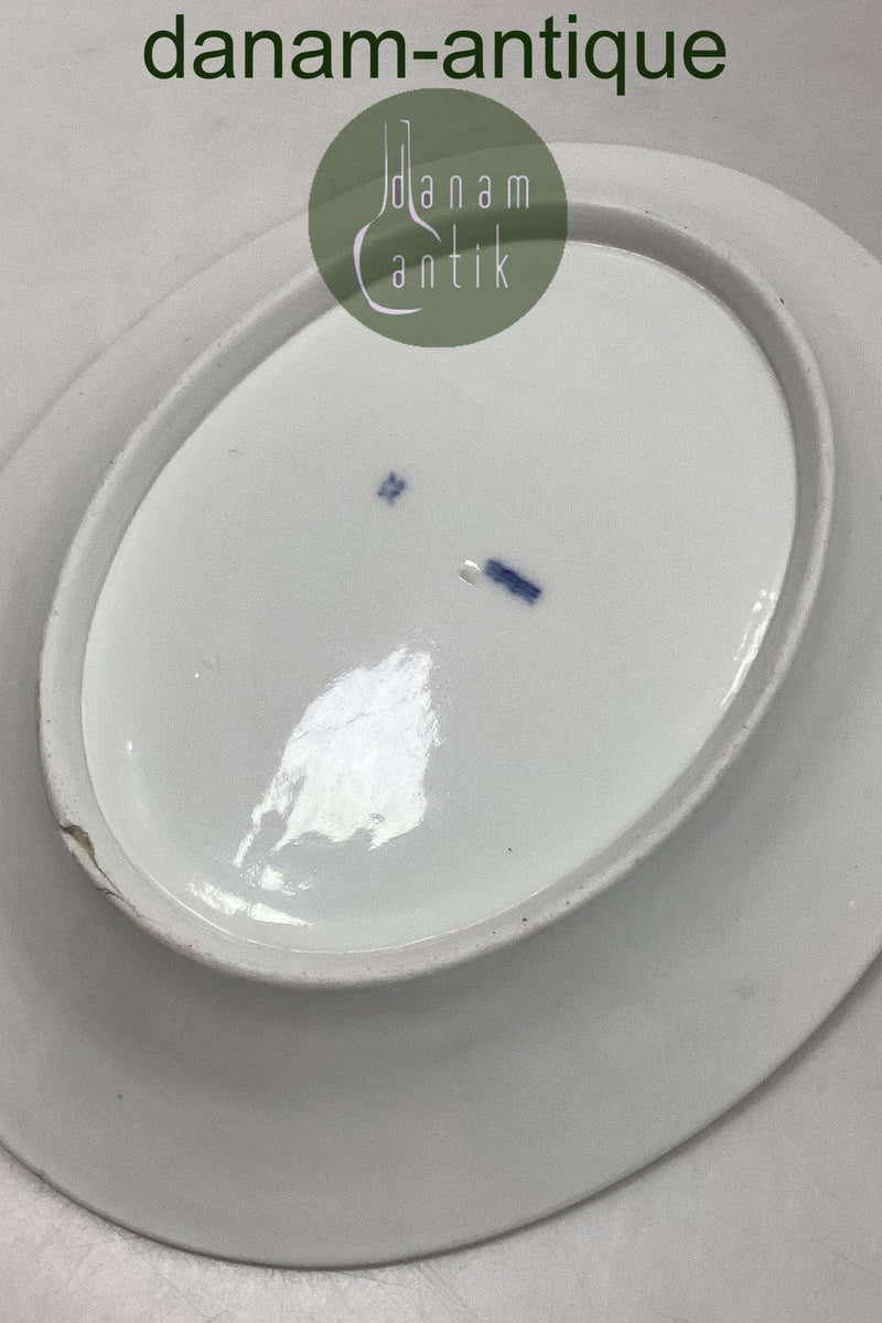 Antik Royal Copenhagen Blå Blomst Serveringsfad