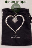 Georg Jensen Johanne Juledekoration - Stort Hjerte sølv 2010