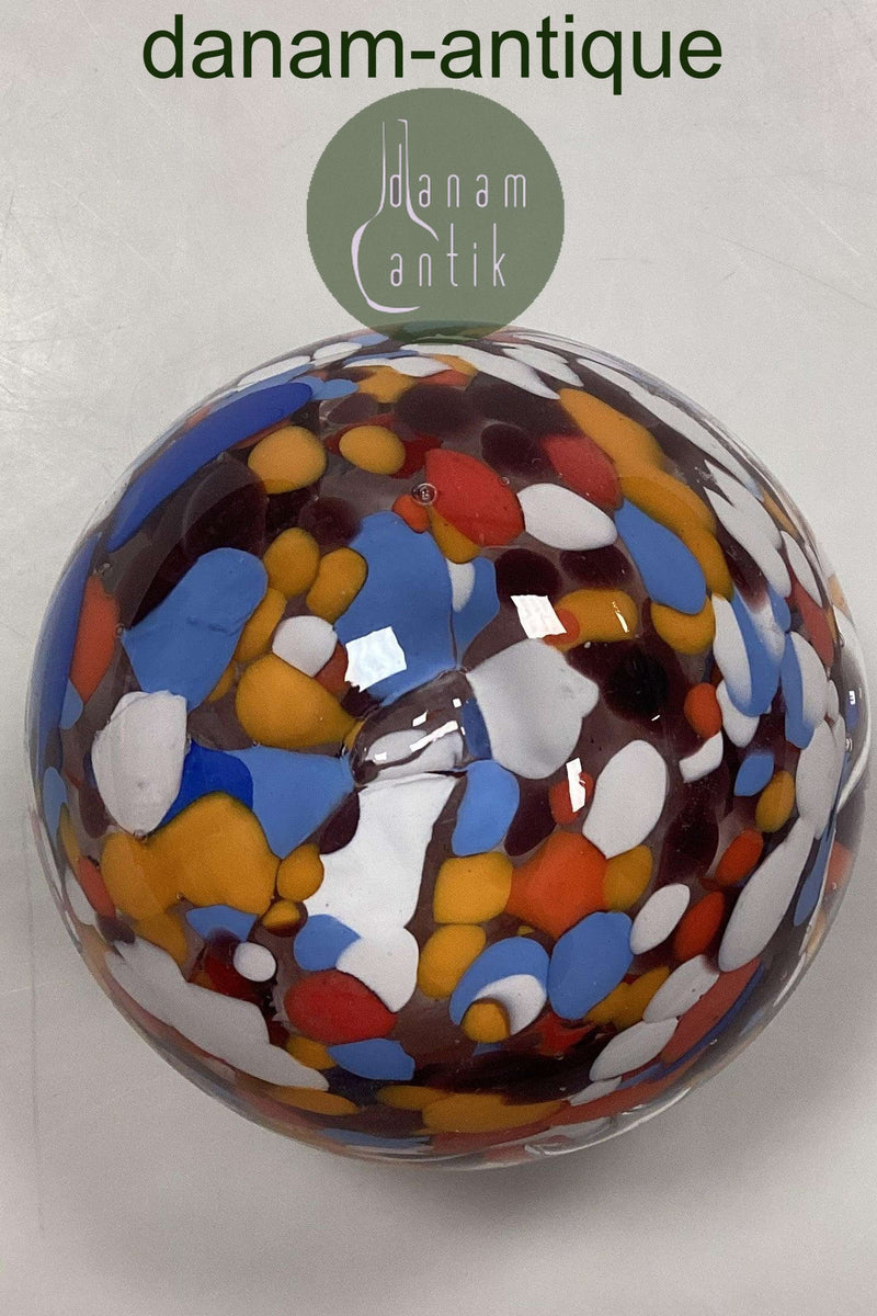 Multifarvet Brevvægt i Glas