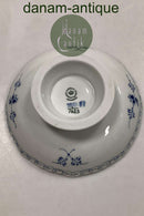 Royal Copenhagen Musselmalet Schale mit Spitze auf Fuß Nr. 1023