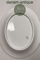 Royal Copenhagen Weiß Flora Danica Perle Oval servieren Schüssel Nr. 3516