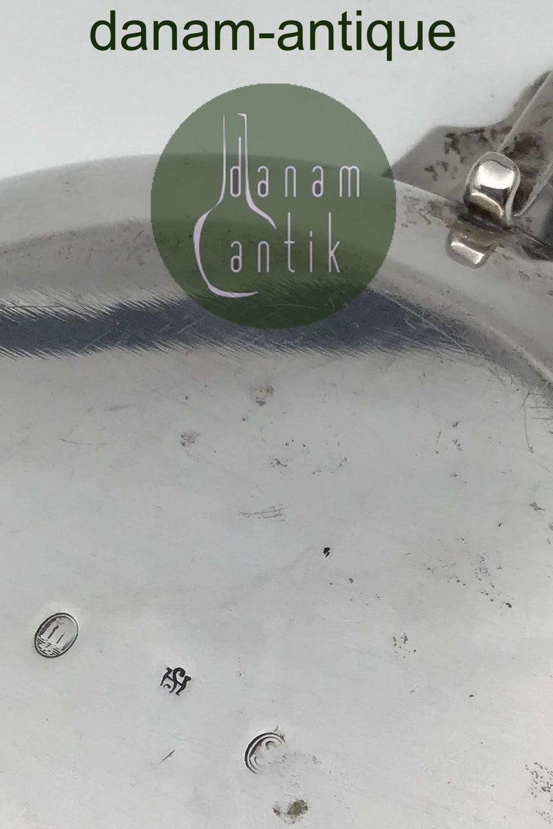 H.C. Andersen Eventyr Sølv Barnetallerken Flyvende Kuffert