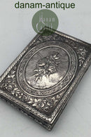 Sølvæske med Blomstermotiv