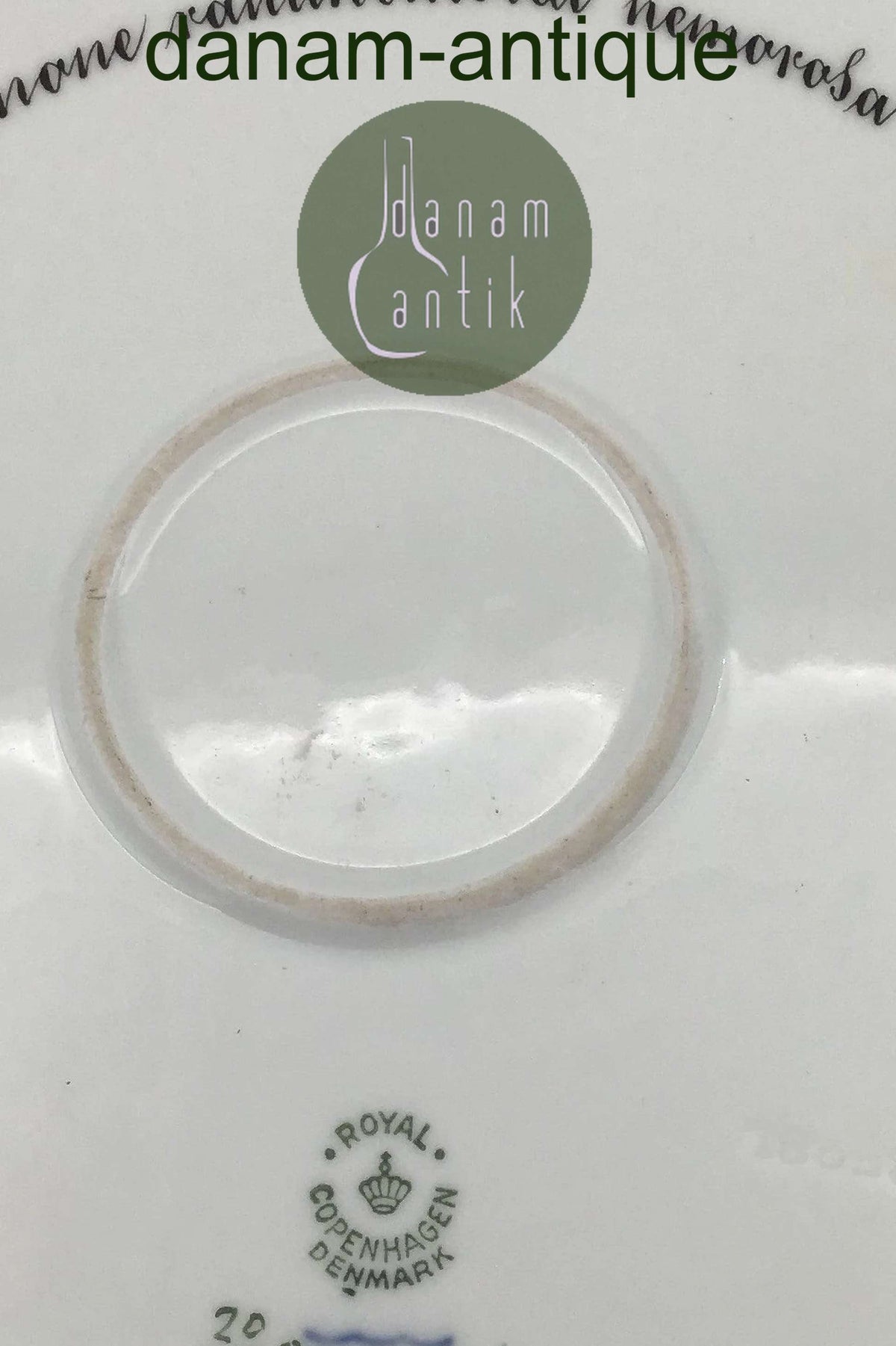 Royal Copenhagen Flora Danica Stor Rundt Gennembrudt Fad No