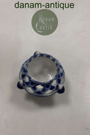 Royal Copenhagen Blaue kannelierte Vase mit Schnecken Nr. 1045