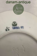 Royal Copenhagen Blaue kannelierte Schale Nr. 95