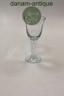 "Hvid Klokke" Portvinsglas Holmegaard. 13.7 cm H