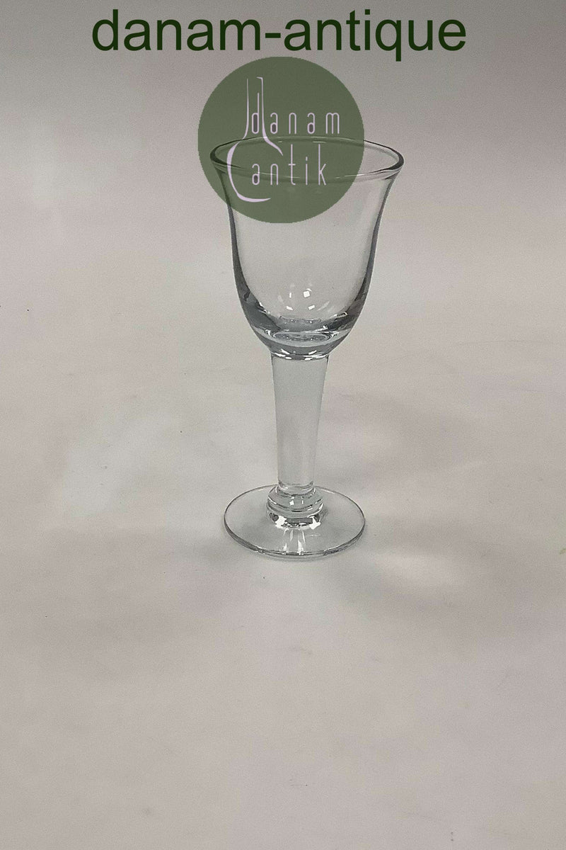 "Hvid Klokke" Portvinsglas Holmegaard. 13.7 cm H