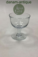 "Hvid Klokke" Dessertglas Holmegaard. 11,5cm H.