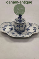 Royal Copenhagen Blue Fluted Plain Inkpot No 129