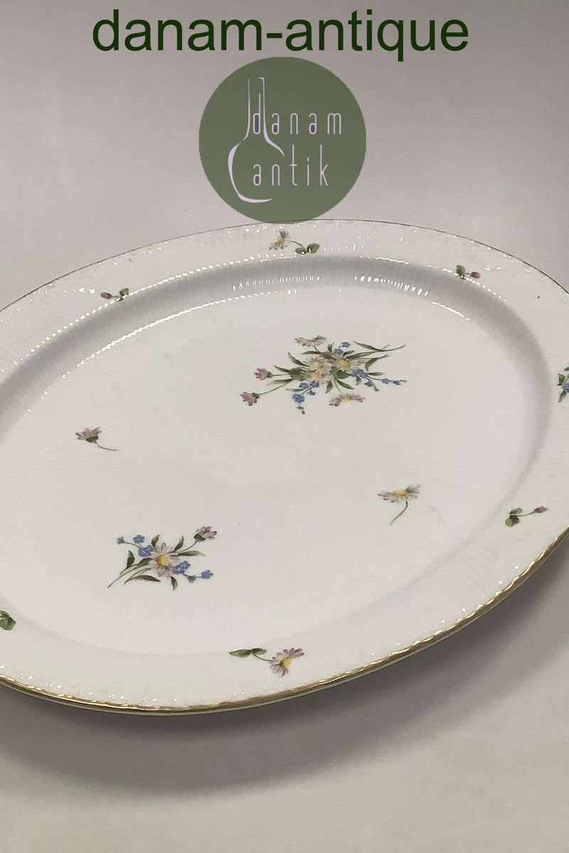 皇家哥本哈根新艺术派半花边大椭圆盘