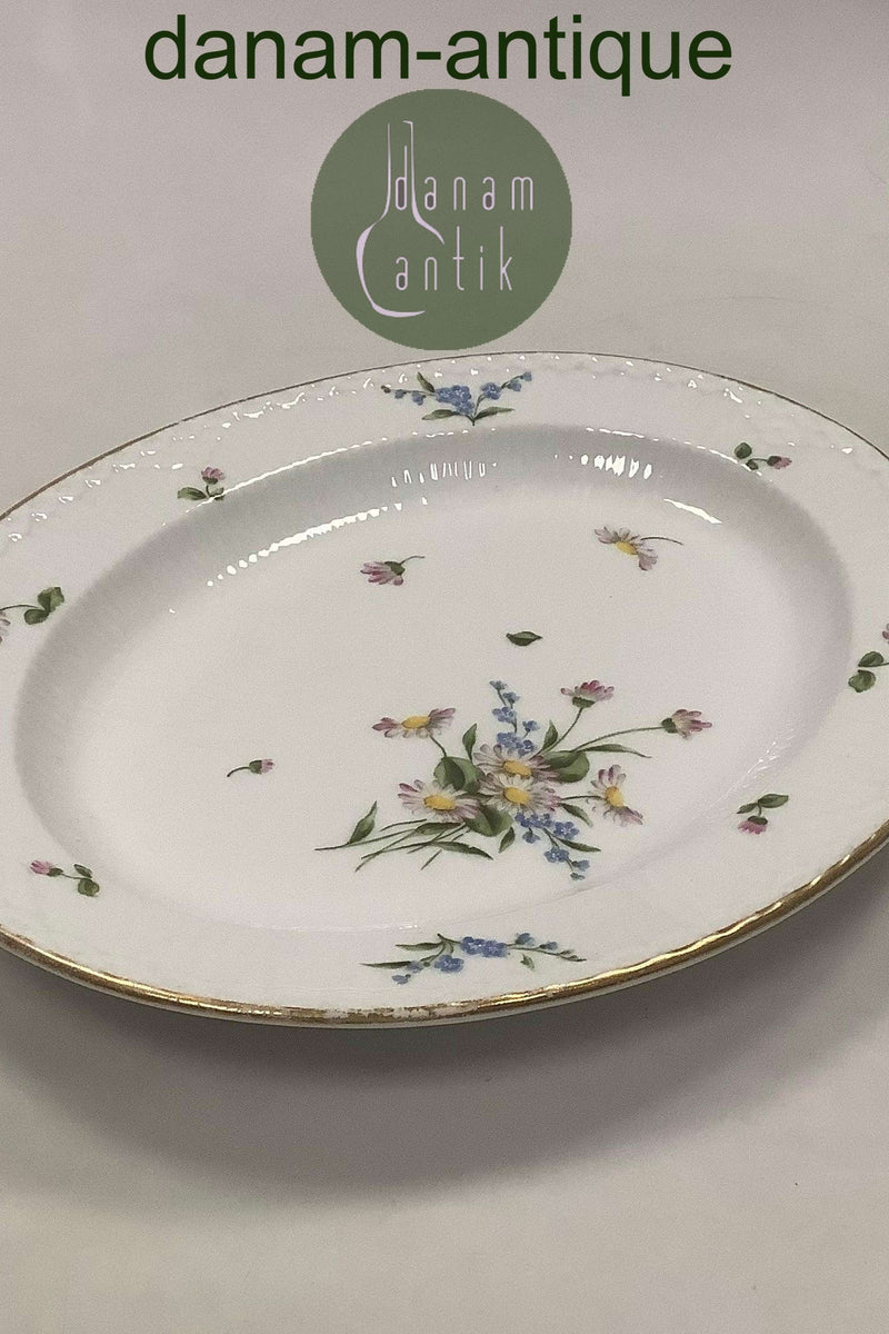 Royal Copenhagen Art Nouveau Halvblonde Ovalt Fad