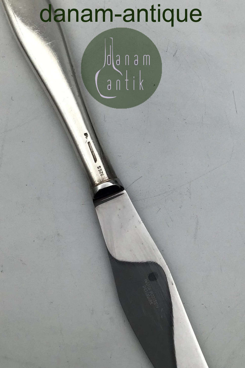 Hans Hansen Sterling Sølv Charlotte Middagskniv