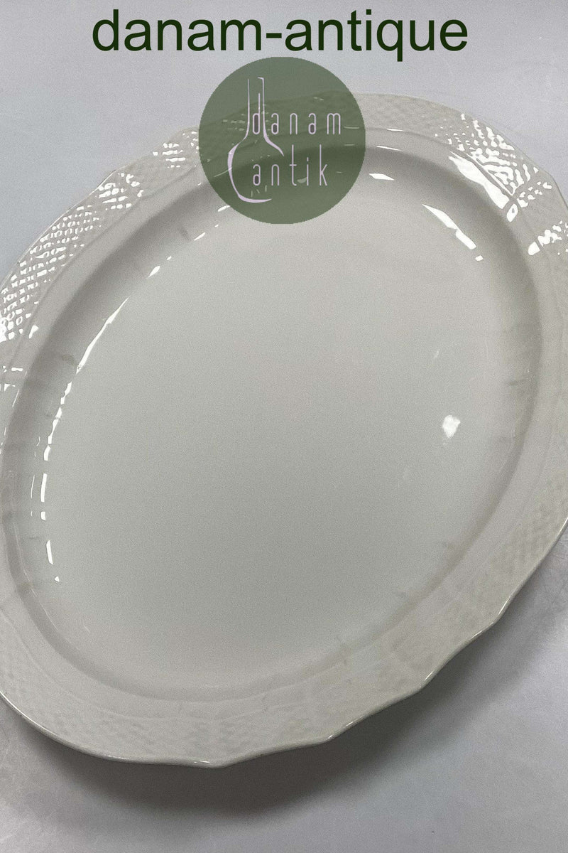 Royal Copenhagen Josephine Cream Curved Oval Dish