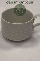 Bing和Grondahl/Kronjyden炻器白色糖果咖啡杯No 305