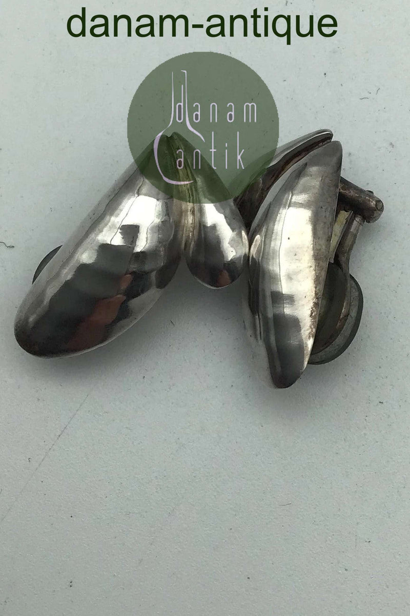 Georg Jensen Sterling Sølv Øreclips 2003 Isabell Kristensen