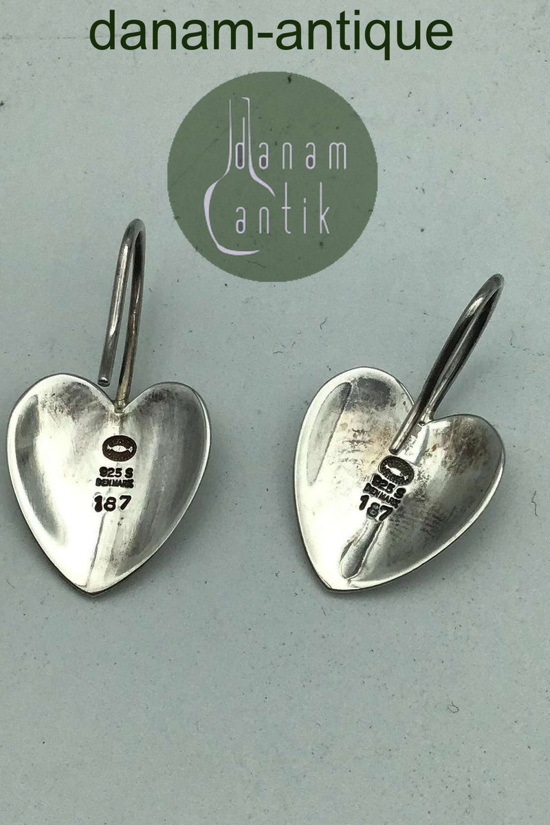 Georg Jensen Sterling Sølv Øreringe No. 187