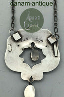 C.L。塞弗林-索伦森银项链（琥珀色）