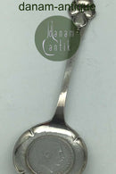 Dansk Arbejde (DTA) Sølv Serveringsspade med Rav og Mønt