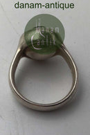 Georg Jensen Sterling Sølv Ring No. 473 Sort Agat Sphere Regitze Overgaard.