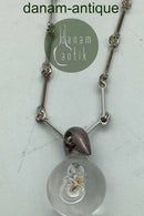 Lapponia Sterling Sølv Acryl Halskæde Björn Weckström