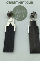 Lapponia Sterling Sølv Ibenholt Ørestikker Björn Weckström