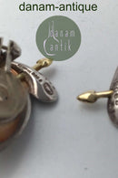 Georg Jensen Sterling Sølv/Guld Øreclips 2003 Isabell Kristensen