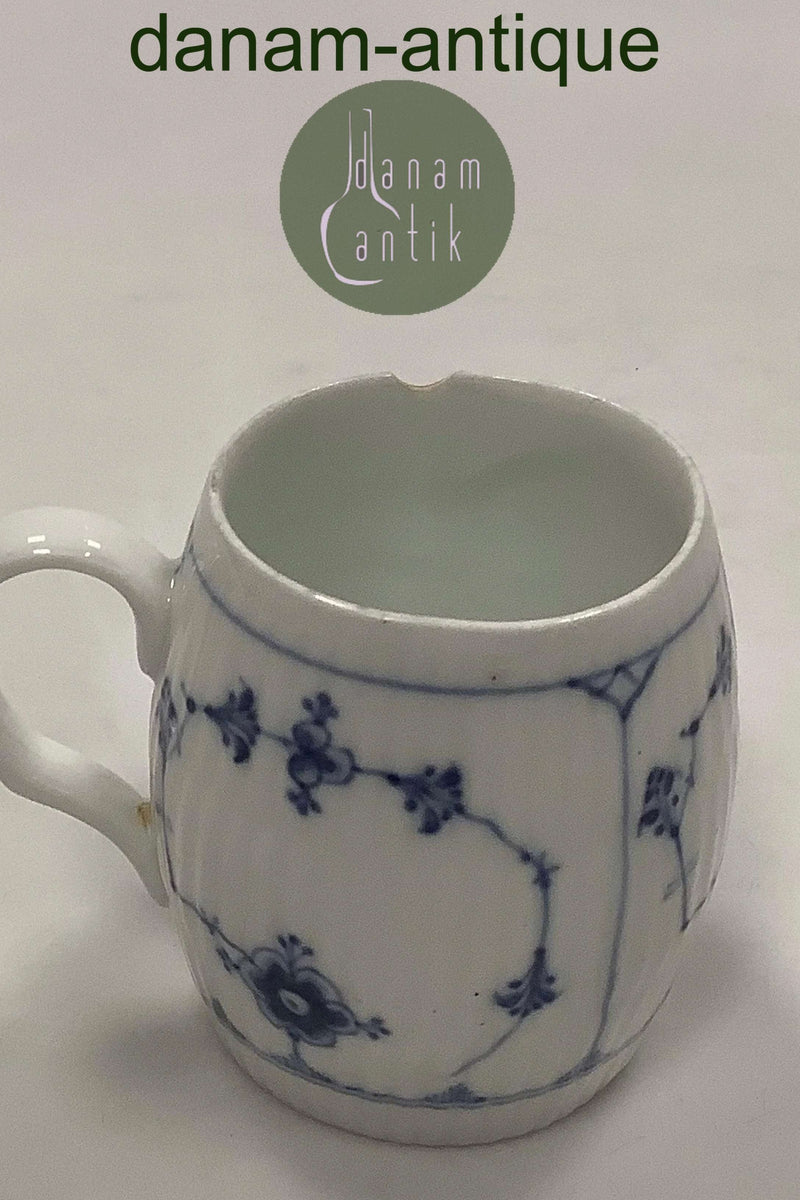 Royal Copenhagen Musselmalet Riflet Sennepskrukke uden låg No. 137