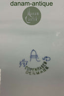 Royal Copenhagne / Aluminia Blau Tranquebar Oval Servierschale Nr. 931