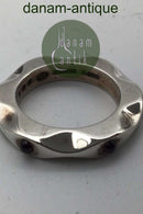 Georg Jensen Sterling Sølv Mirror Ring No 261 Ametyst