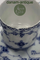 Royal Copenhagen Blue Fluted Half Lace Mini Cup No 530