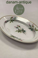 Bing og Grøndahl Antik Rosen Stel Lille ovalt Fad