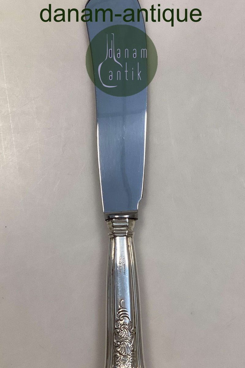 Georg Jensen Rosenborg Sølvplet Lagkagekniv