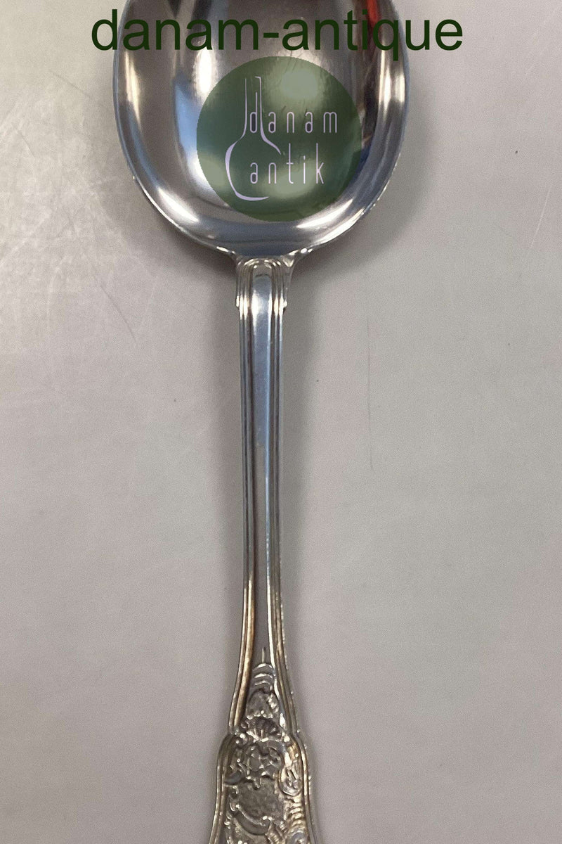 Georg Jensen Rosenborg Sølv Plet Serveringsske