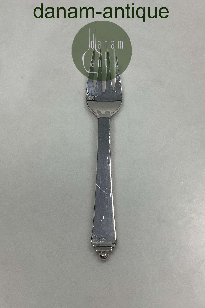 Georg Jensen Pyramide EPNS Sølvplet Fiskegaffel