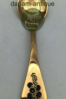 Georg Jensen Årsske 2002 forgyldt Sterling Sølv med emalje