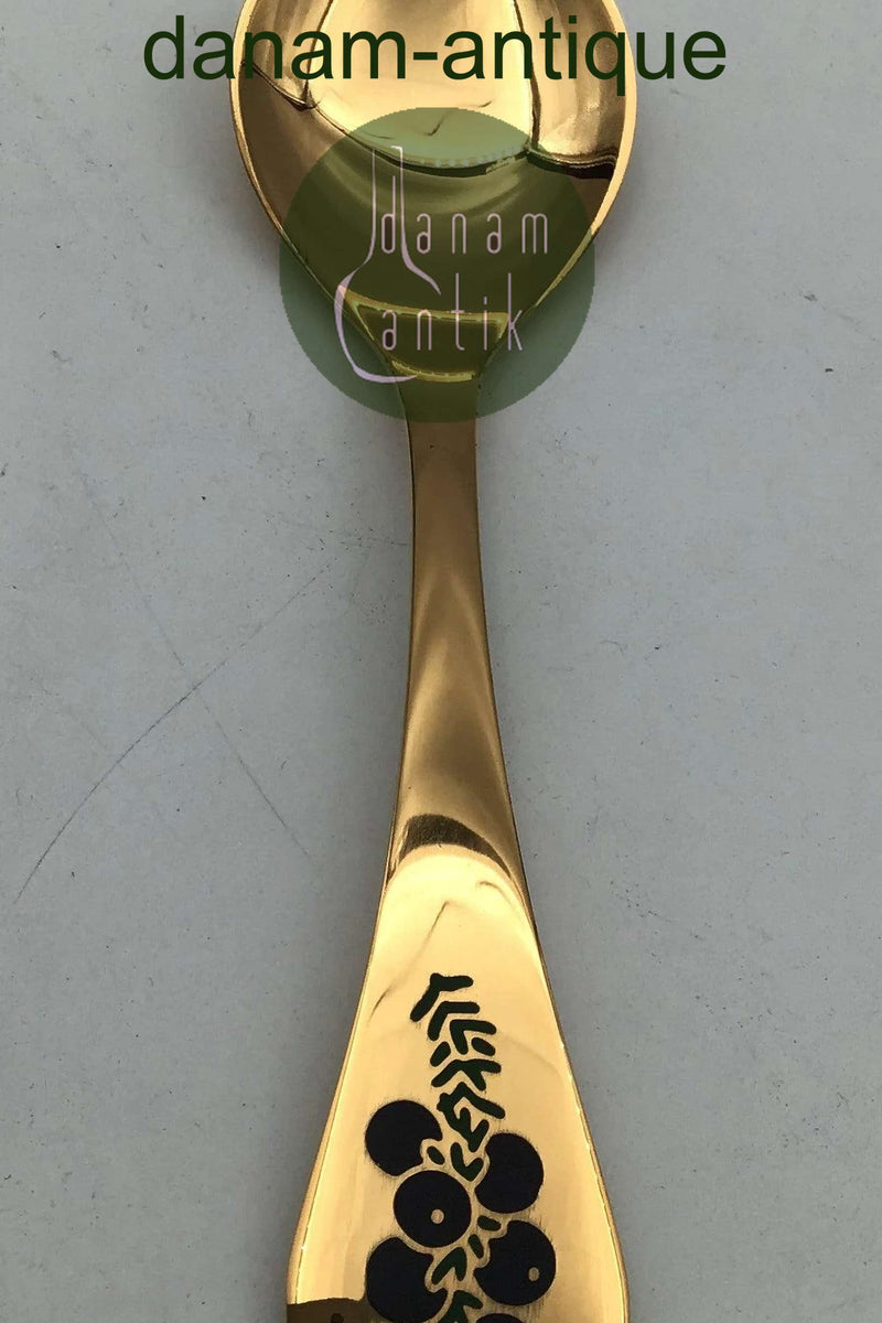 Georg Jensen Årsske 2002 forgyldt Sterling Sølv med emalje