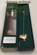 Georg Jensen Golden Christmas Lyseholder - Hane 1999