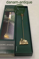 Georg Jensen Golden Christmas Lyseholder - Svane 2000