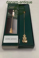 Georg Jensen Golden Christmas Lyseholder - Snemand 1999