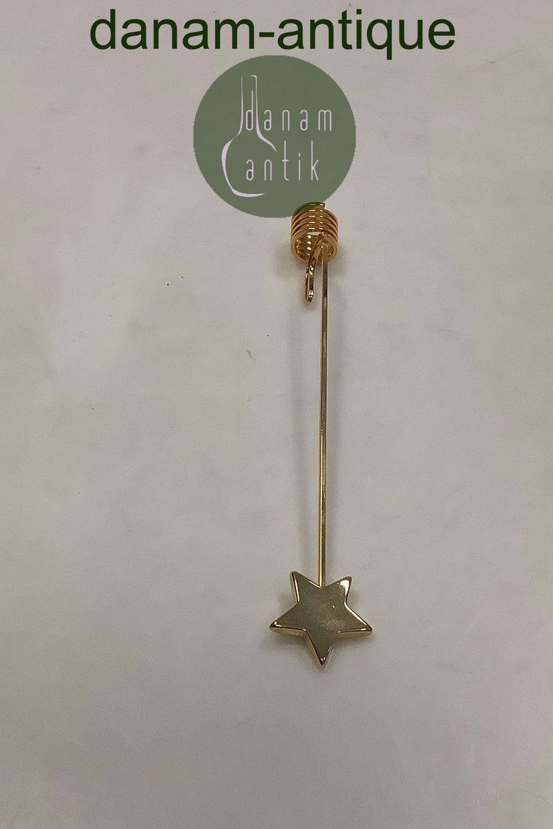 Georg Jensen Golden Christmas Lyseholder - Stjerne 1990