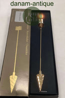Georg Jensen Golden Christmas Lyseholder - Kræmmerhus 1995