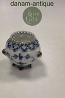 Royal Copenhagen Blau geriffelt Blaue geriffelte Spitze mit Goldrand Kleine Vase Nr. 1043