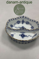 Royal Copenhagen Blue Fluted Full Lace with Gold Assiet No 1137