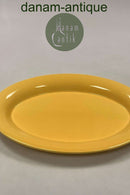 Royal Copenhagen Ursula oval Tallerken i Gul No. 621